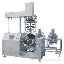hydraulic lifting Vacuum Emulsifying mixer machine
